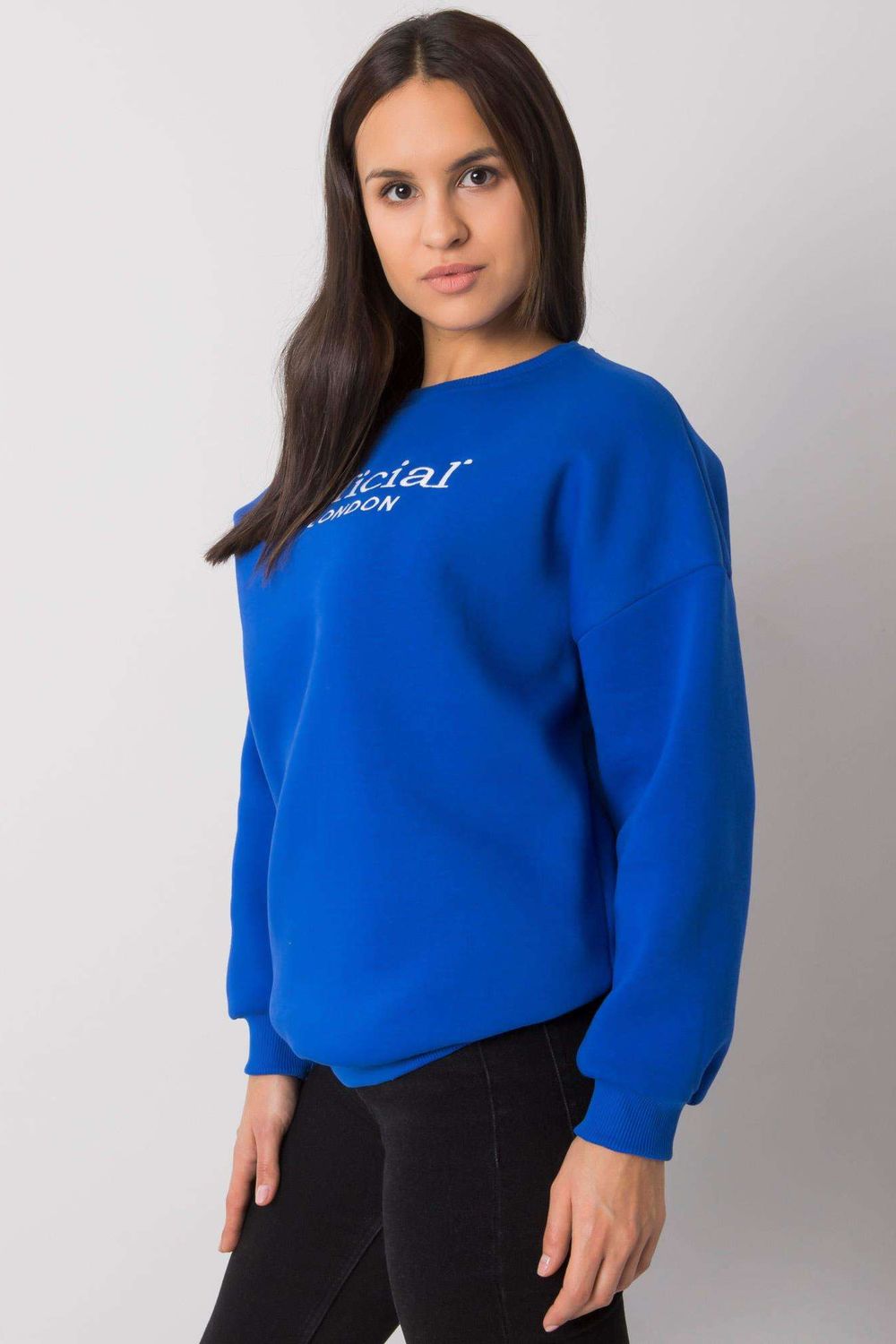 Ex Moda Dark Blue Long Sleeve Sweatshirt - view 3