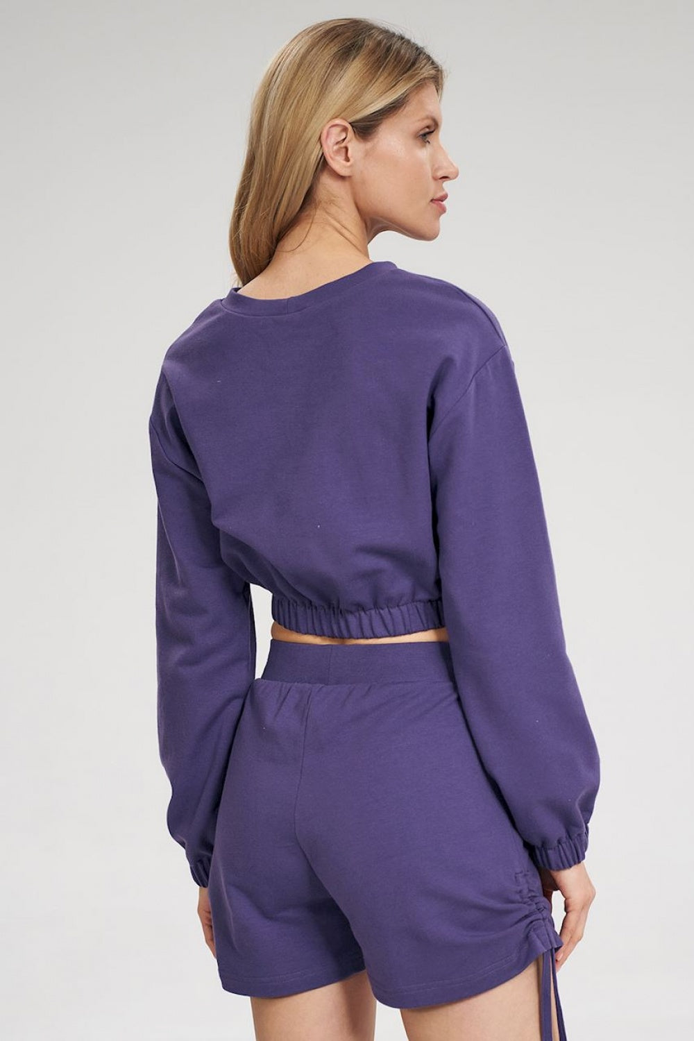 Figl Violet Long Sleeve Sweatshirt - view 3