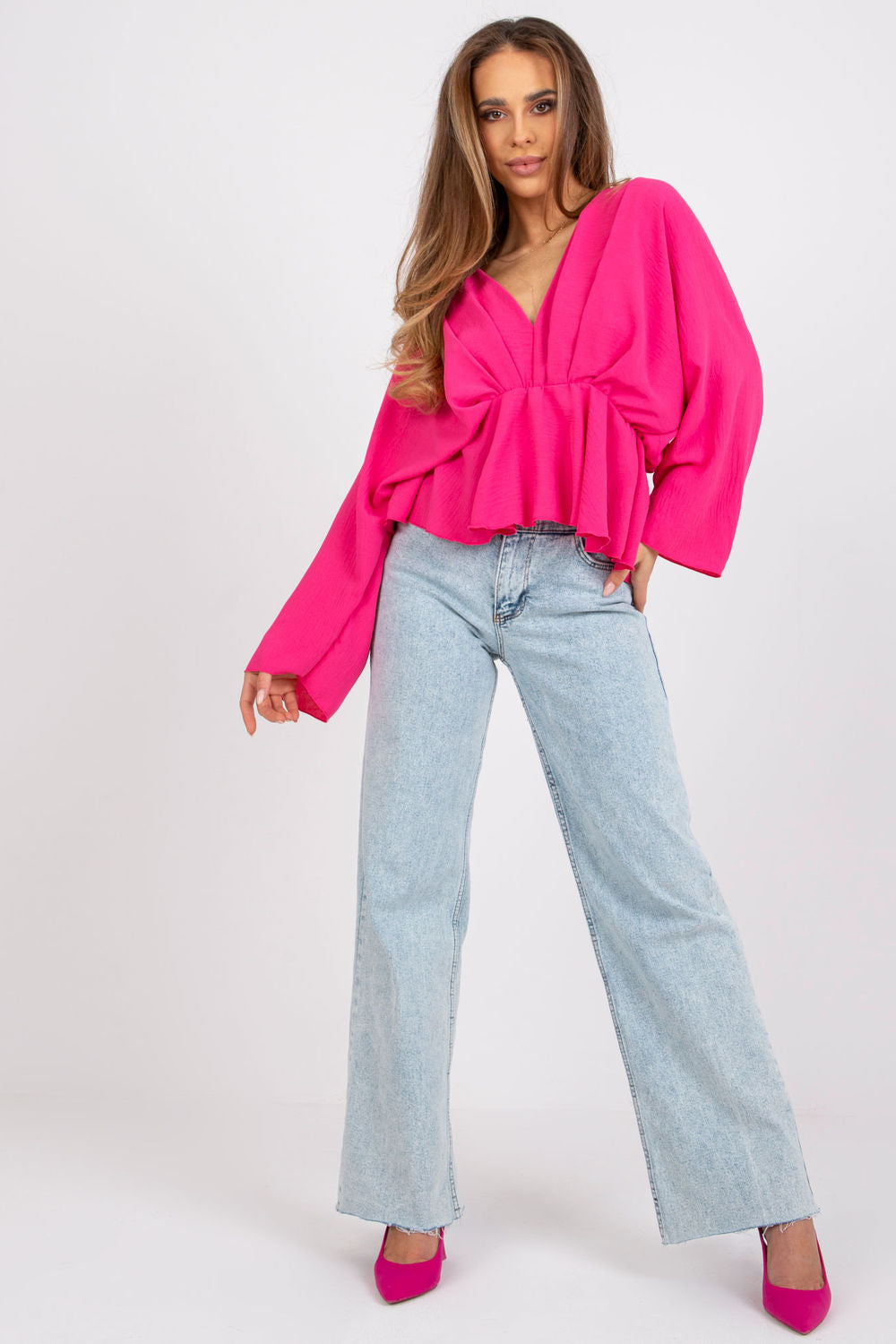 Italy Moda Pink Blouse