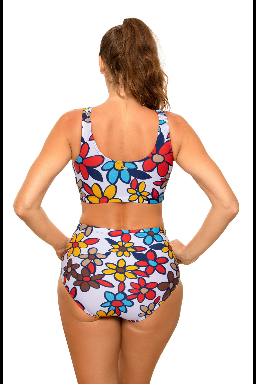 Marko Asani Floral High Waisted Bikini Set - view 3