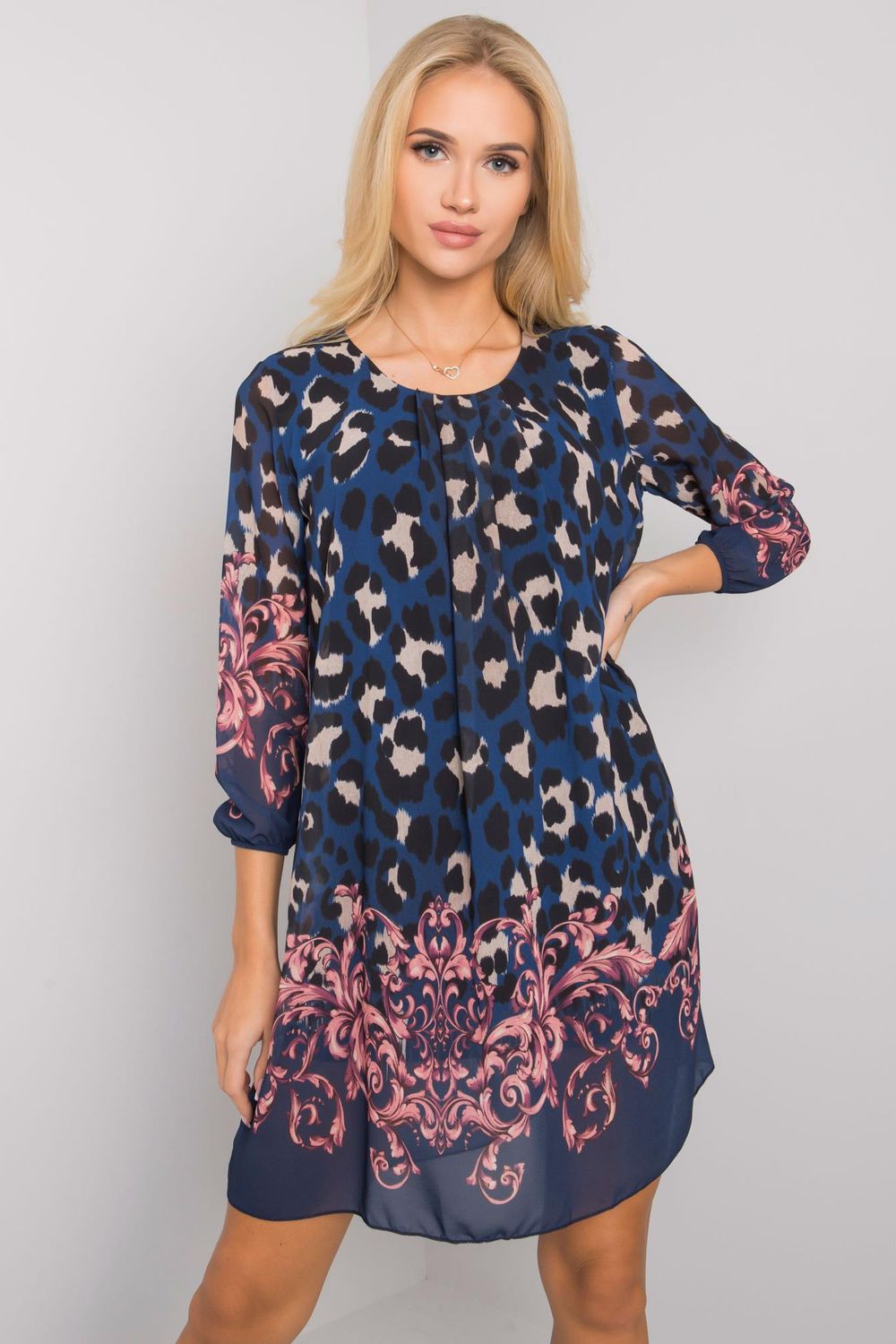 Och Bella Navy Dress
