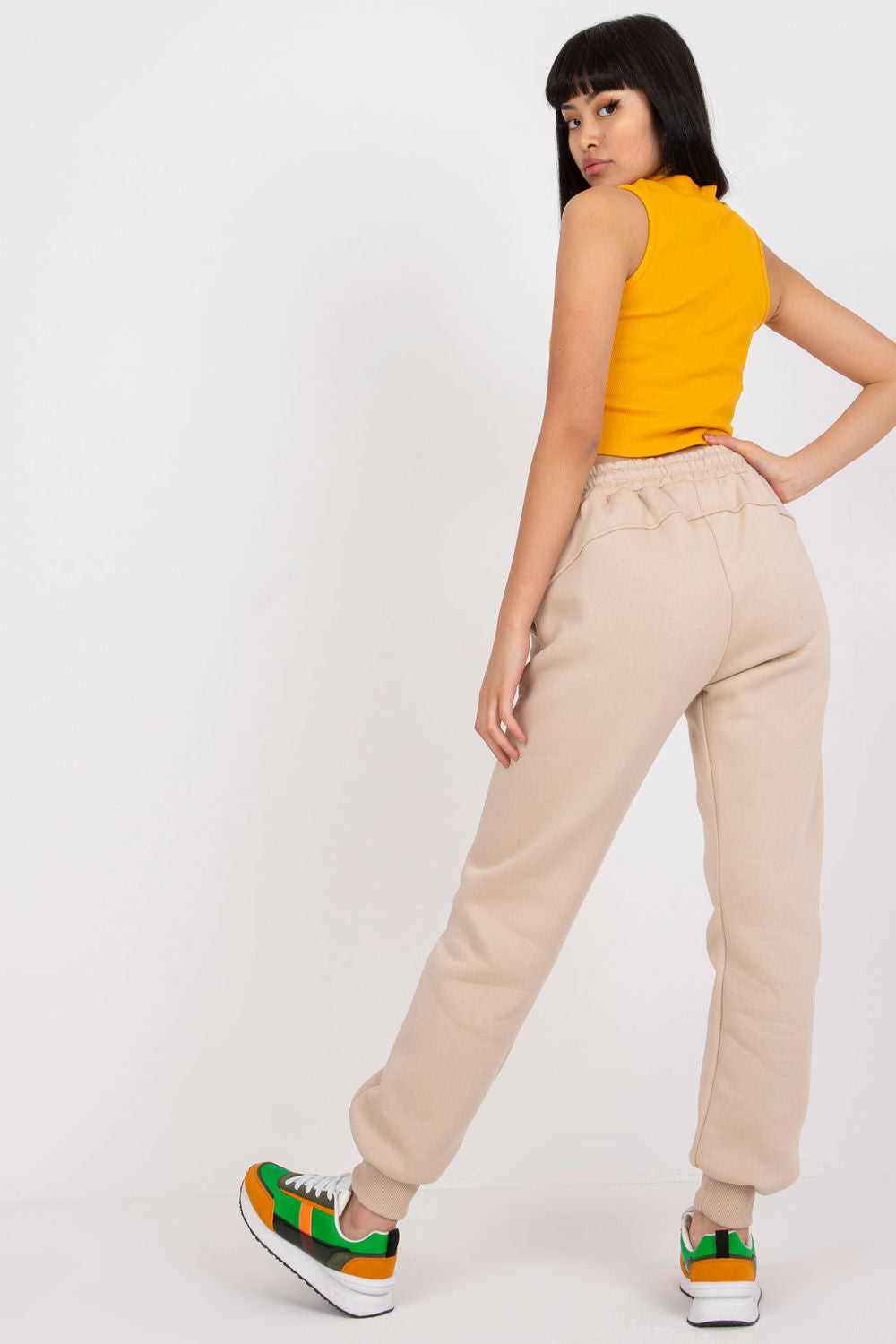 Ex Moda Beige Joggers - view 3