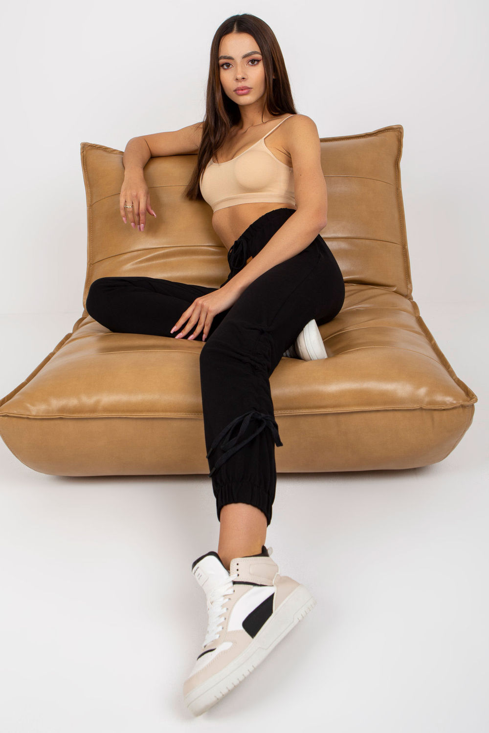 Relevance Black Joggers with Pockets - view 2