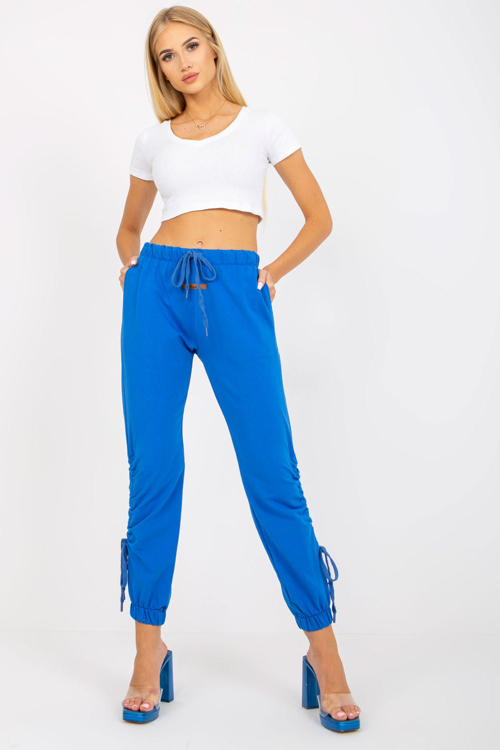 Relevance Blue Cotton Joggers