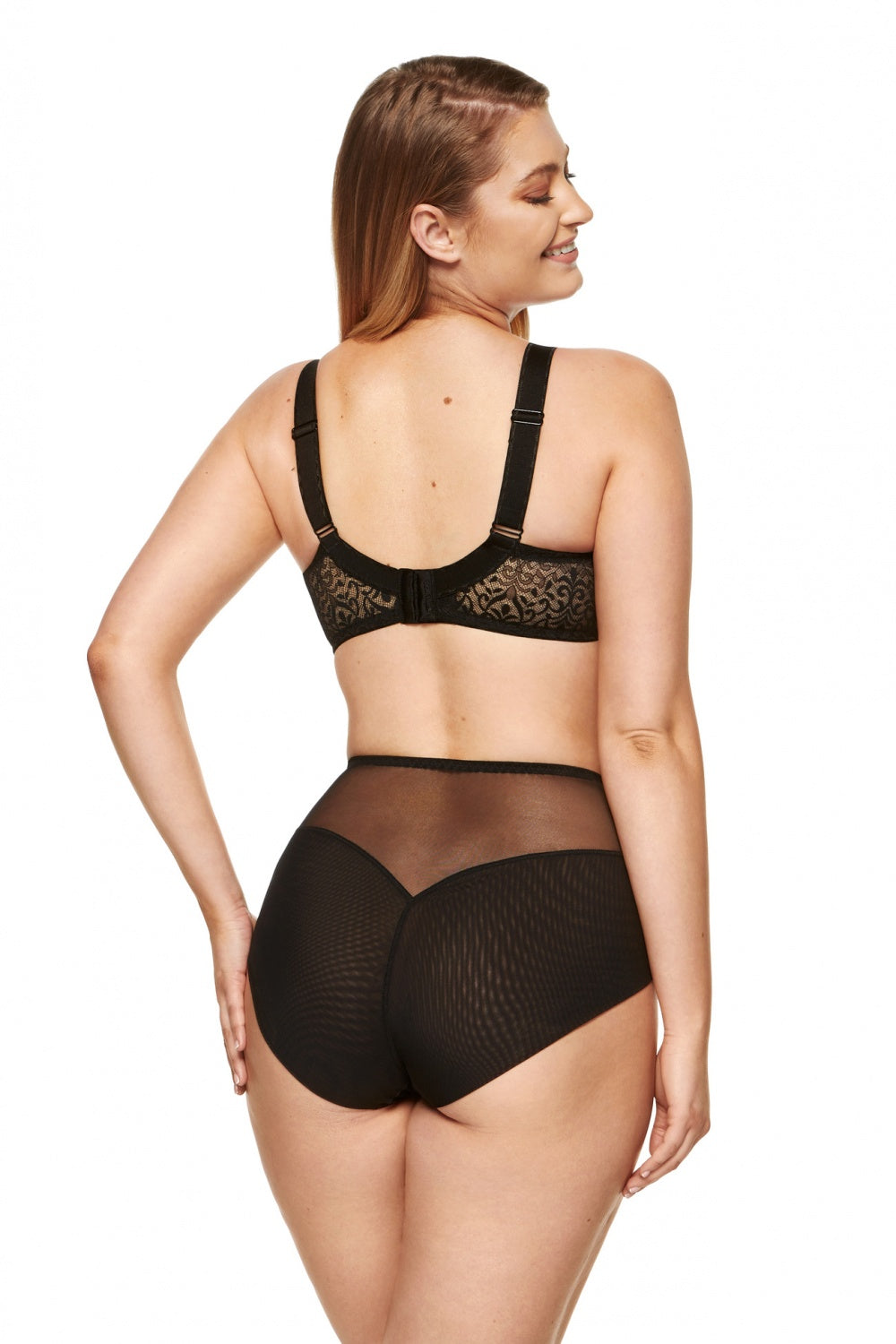 Gorteks Gabi Black Mesh Soft Bra - view 3