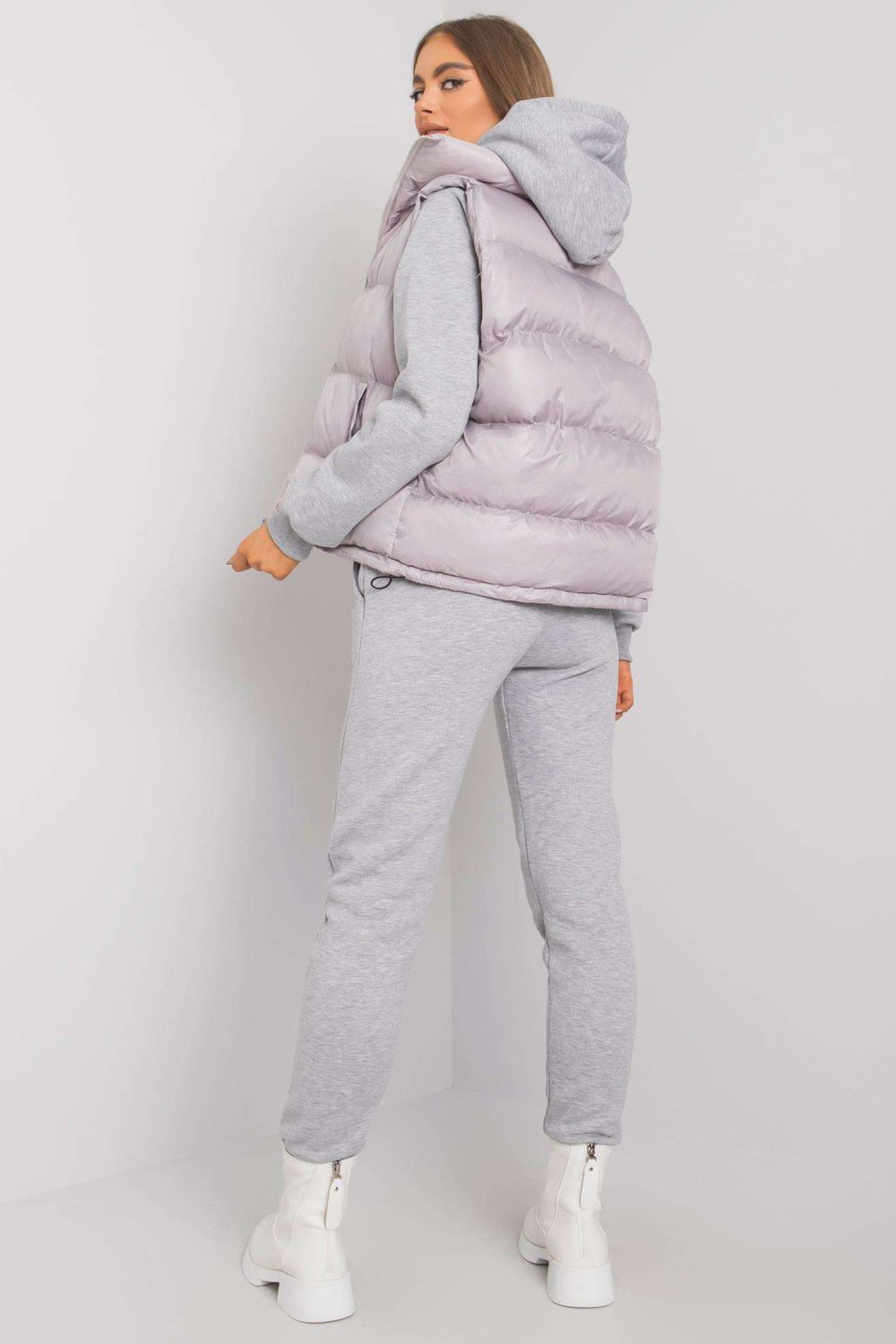 Ex Moda Grey Long Sleeve Co-Ord Set - view 3
