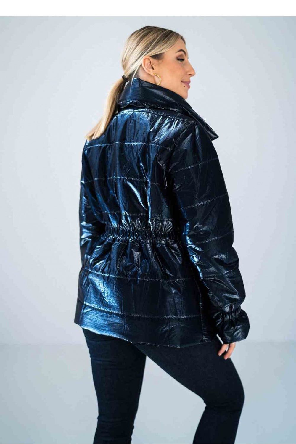 Figl Navy Collared Jacket - view 3