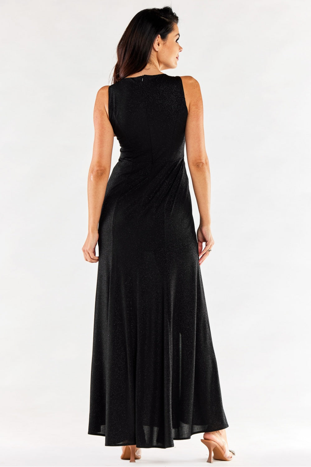 Awama Black Bodycon Maxi Dress - view 3
