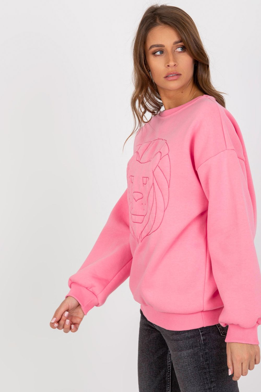 Ex Moda Pink Long Sleeve Sweatshirt - view 3