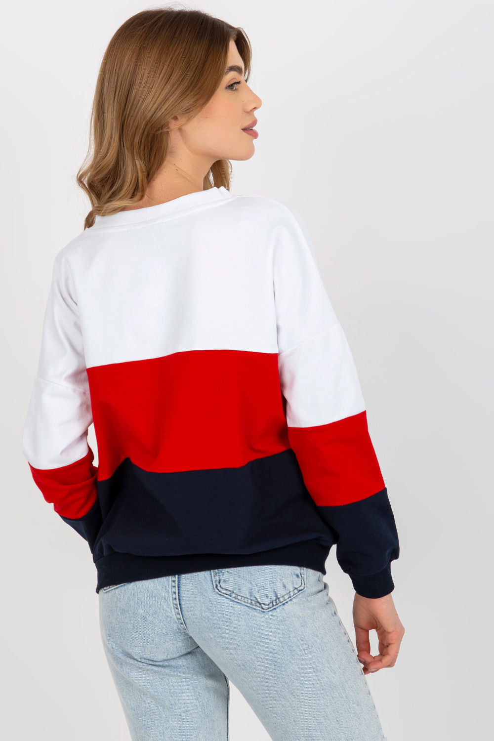 Rue Paris Navy Long Sleeve Sweatshirt - view 3
