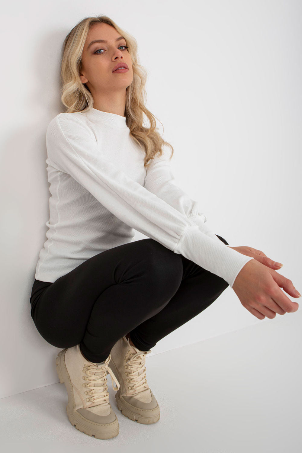 Rue Paris White Long Sleeve Blouse - view 2