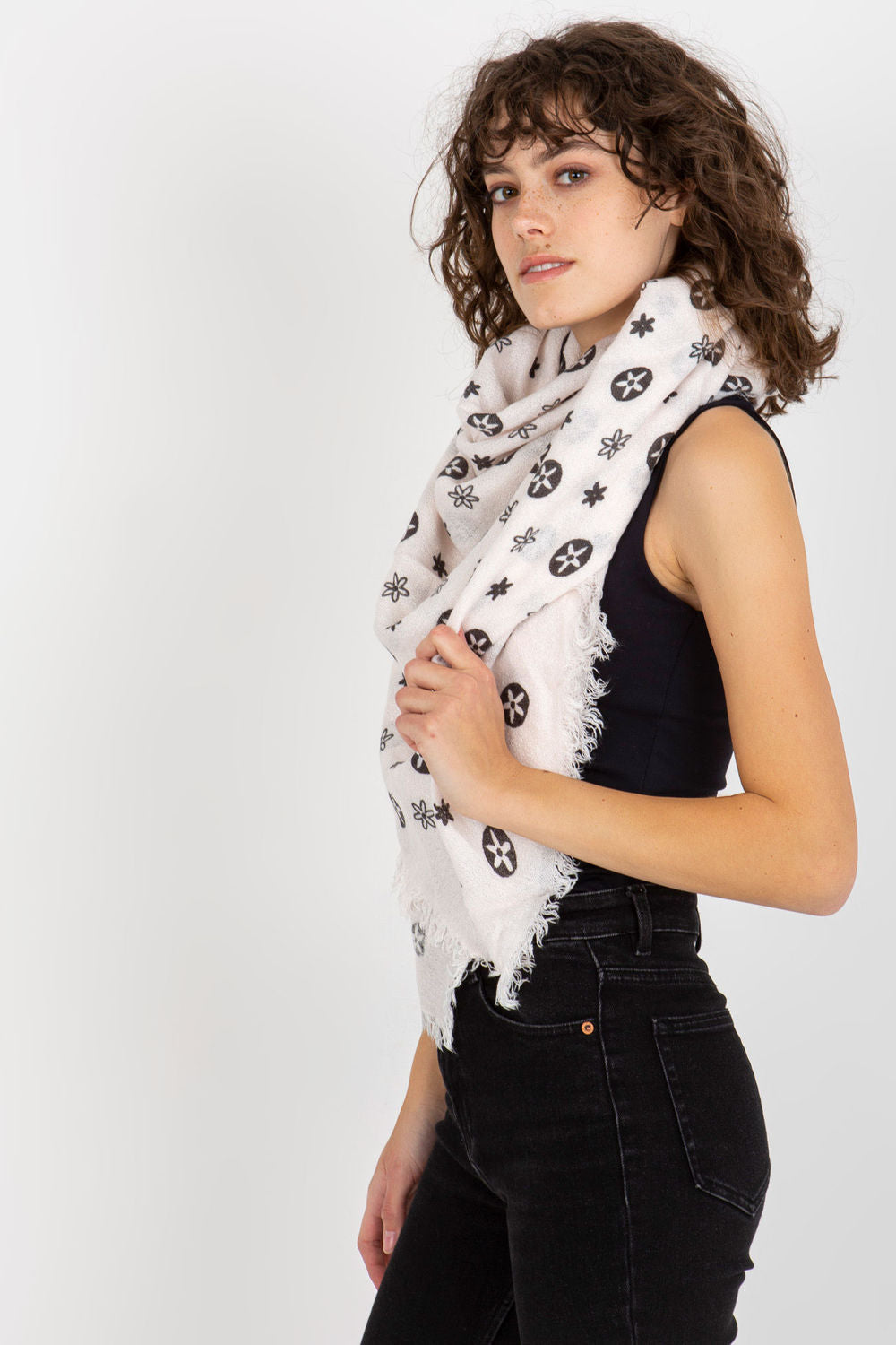 AT Light Pink Neck Scarf - view 2