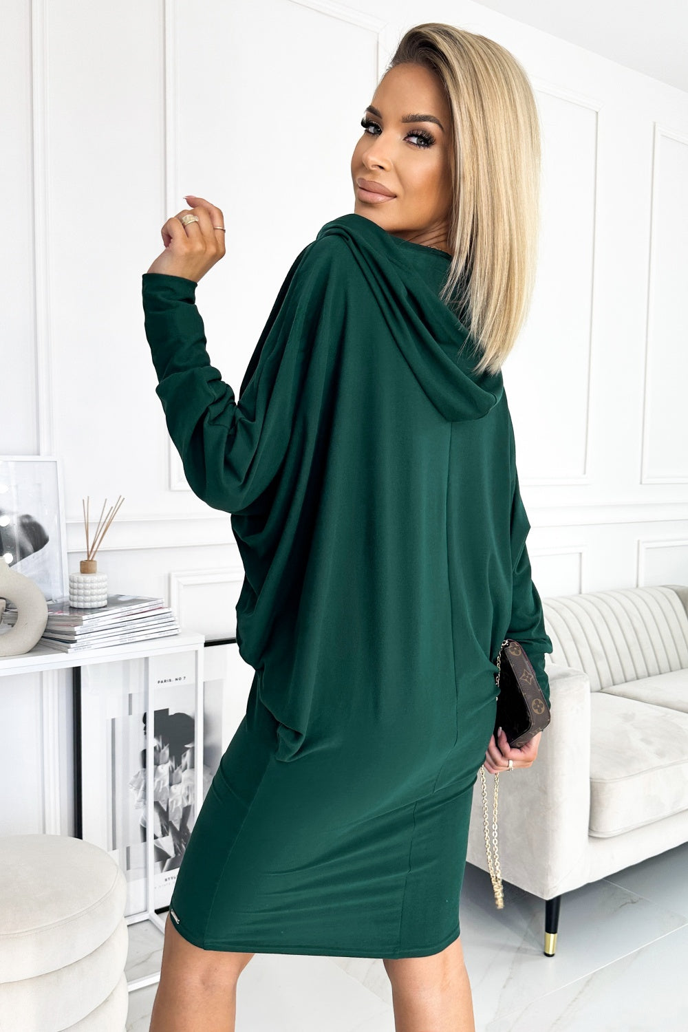 Numoco Green Suede Dress - view 3