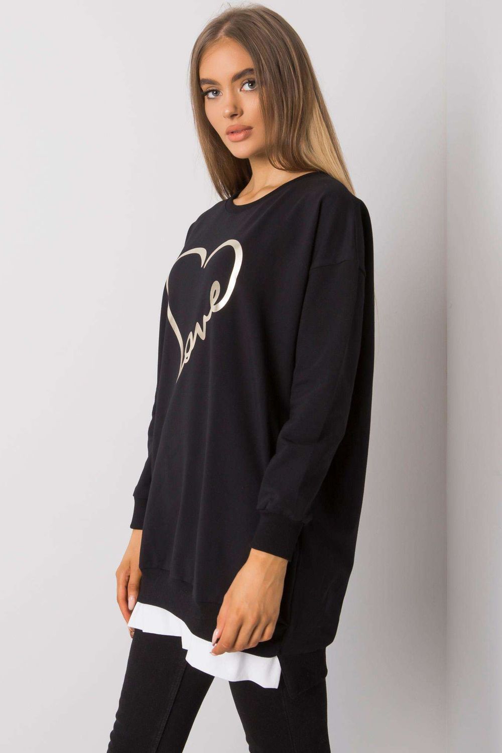Rue Paris Black Long Sleeve Tunic - view 2