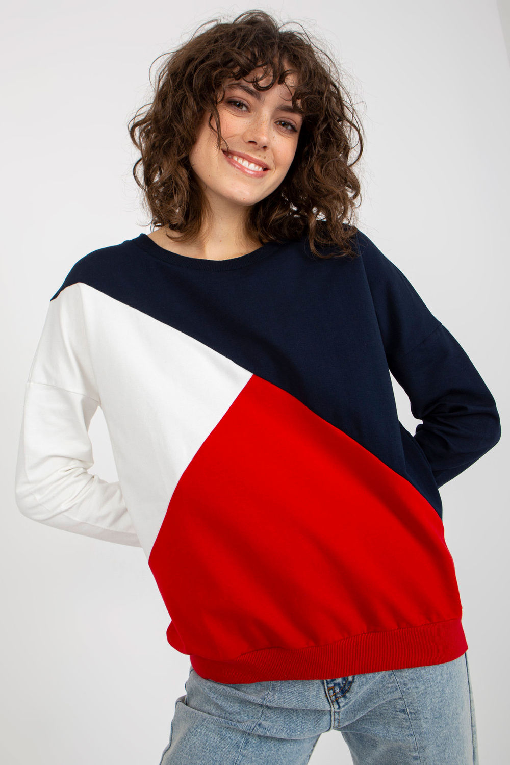 Relevance Red Long Sleeve Sweatshirt