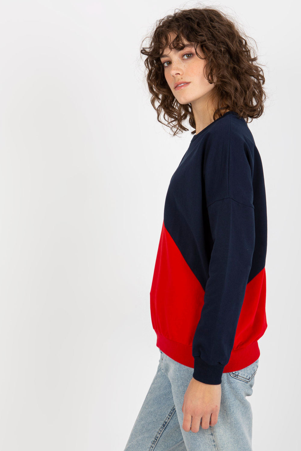 Relevance Red Long Sleeve Sweatshirt - view 3