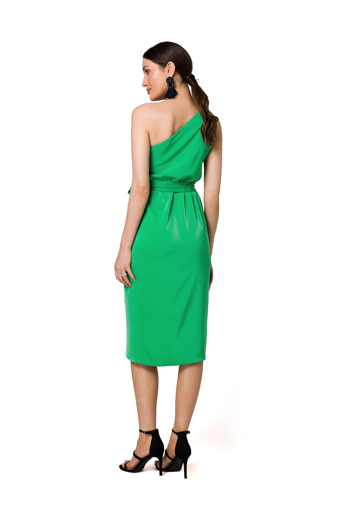 Makover Green Cocktail Dress - view 2