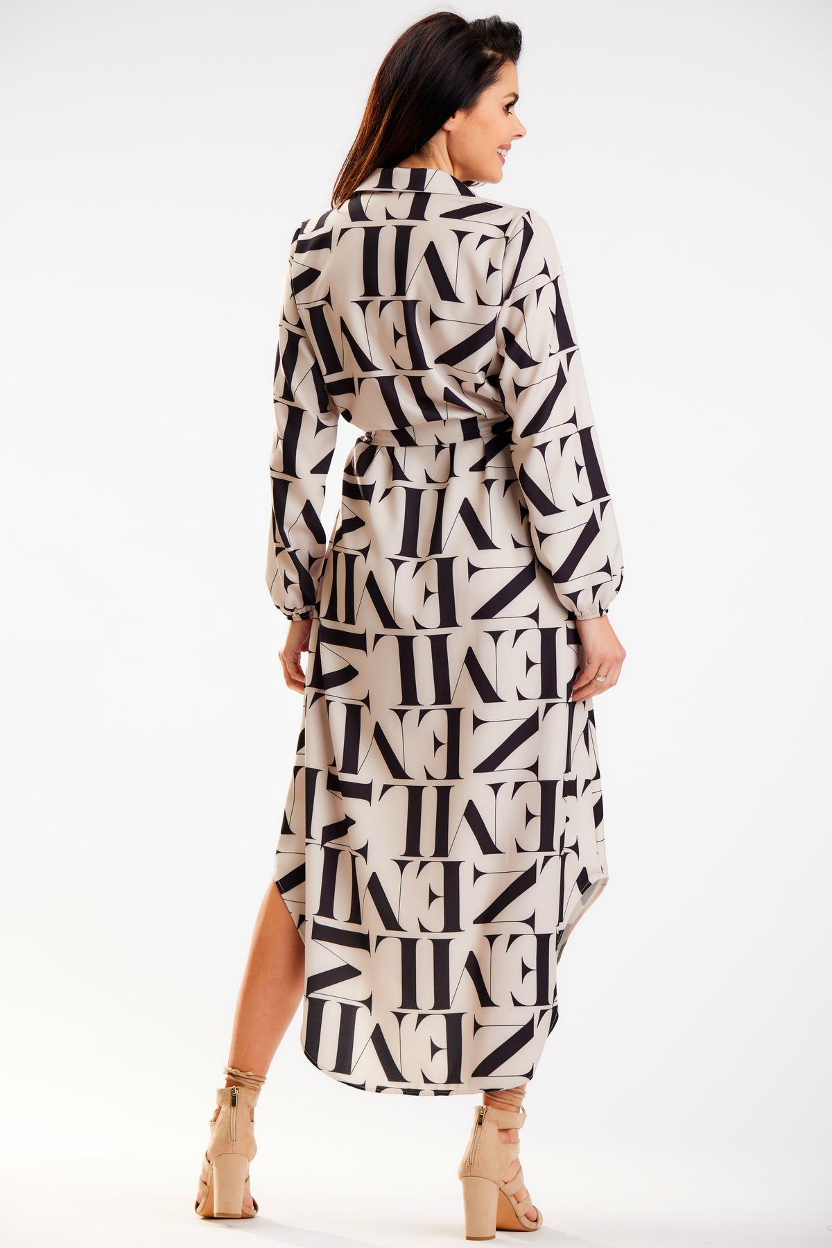 Awama Maxi Long Sleeve Dress - view 3