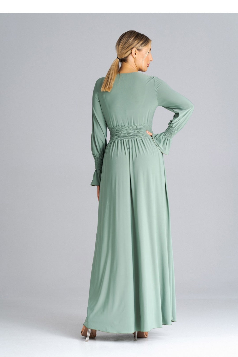 Figl Olive Maxi Dress - view 3