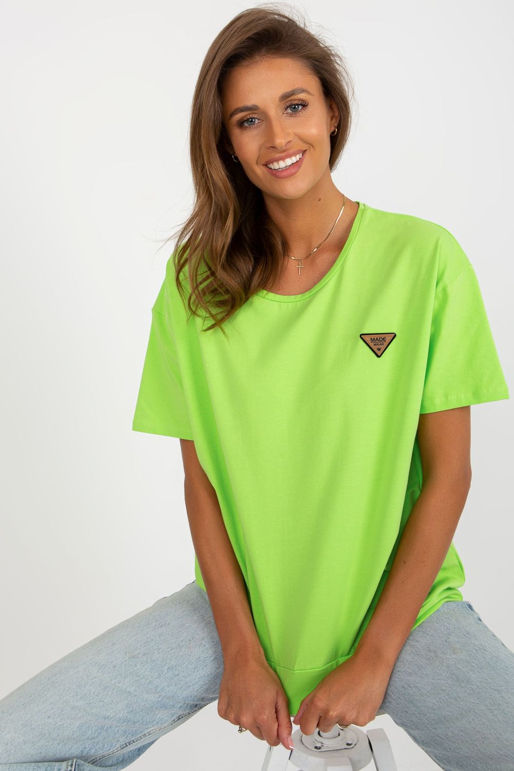 Relevance Lime Short Sleeve Blouse