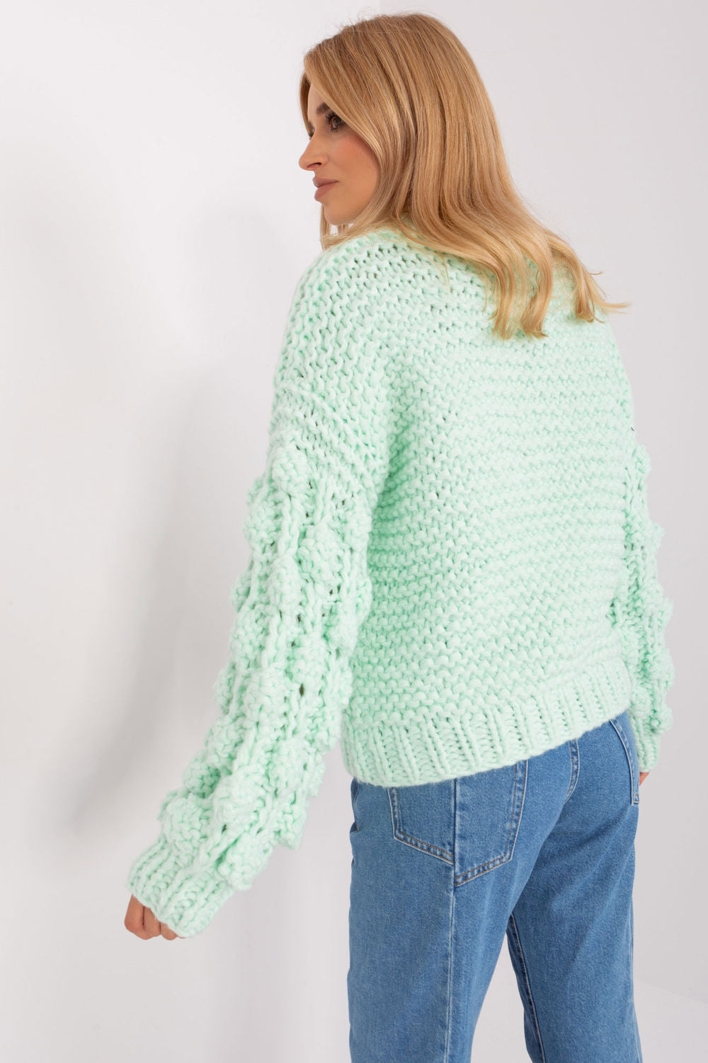 AT Mint Puff Sleeve Jumper - view 3