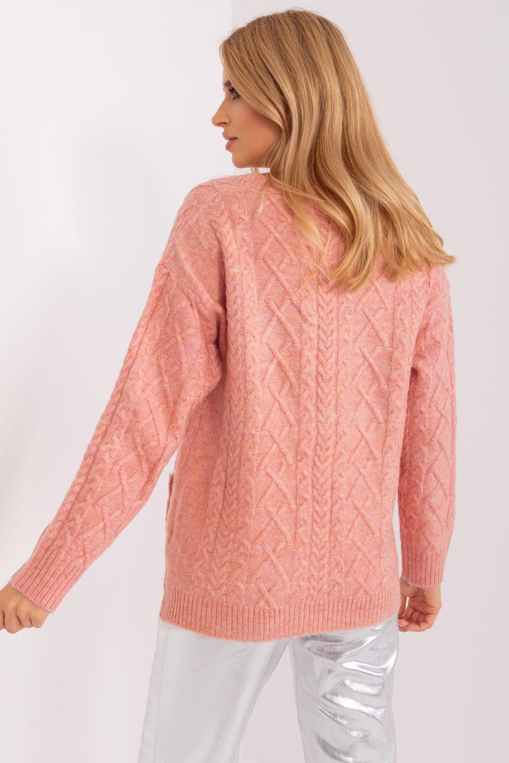 AT Light Pink Cardigan - view 3
