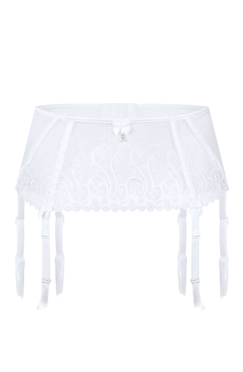 Roza Anuk White Suspender Belt - view 3