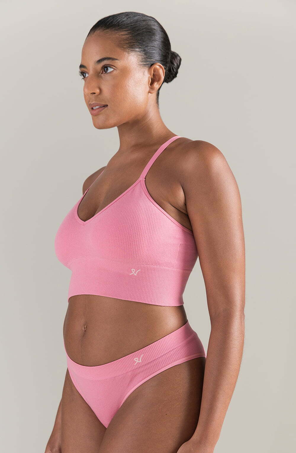 The TENCELâ„¢ Seamless Bralette Rose Pink