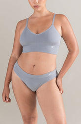 The TENCELâ„¢ High Leg Brief Storm Grey