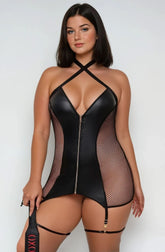 YesX YX731Q Plunge Neck - Up to 4XL