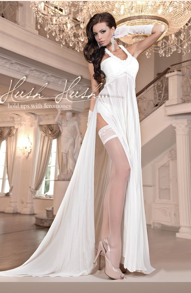 Ballerina Pheromones Ivory Hold Ups