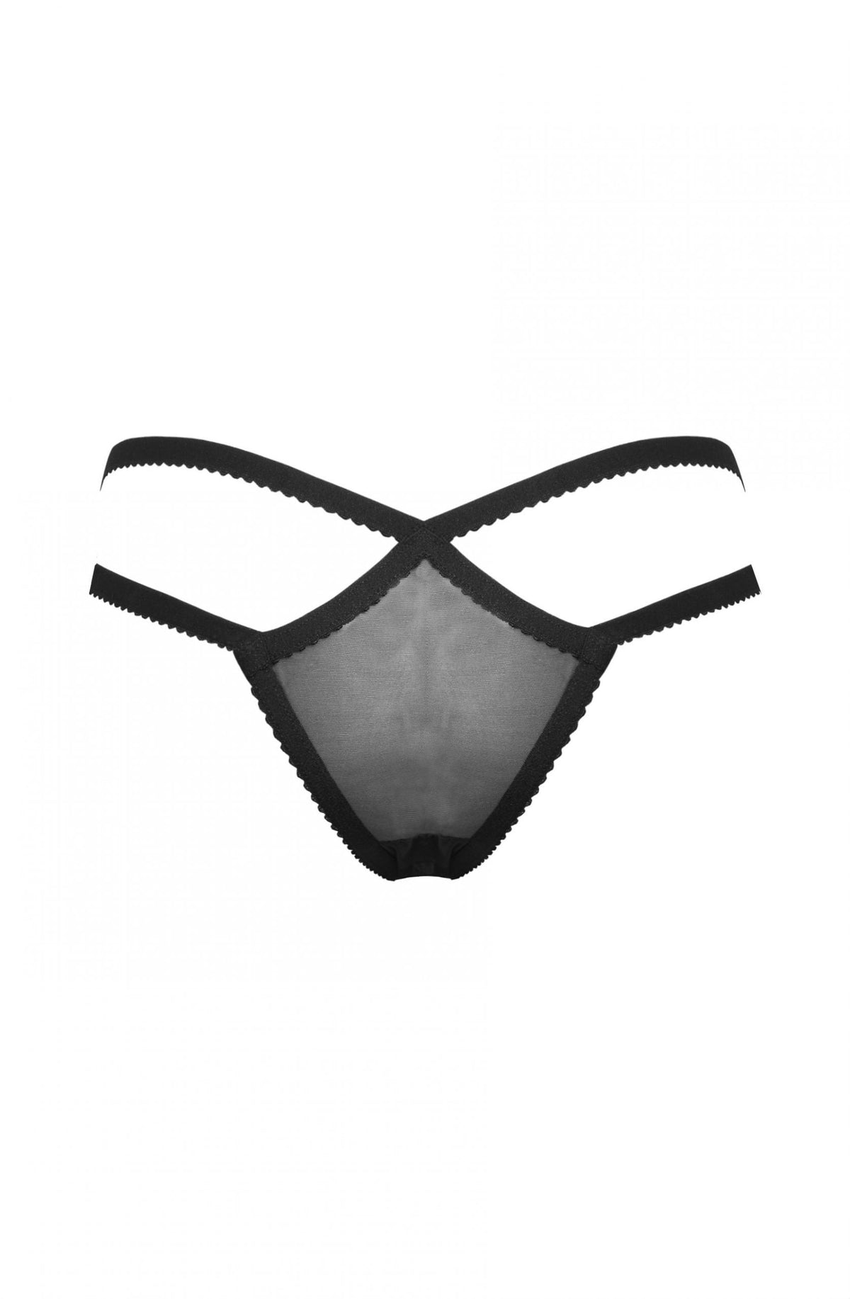 Confidante Cool Girl Black Mesh Briefs - view 2