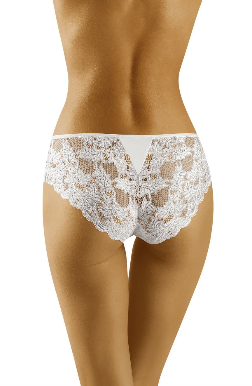 Wolbar Deva White Lace Floral Briefs - view 2
