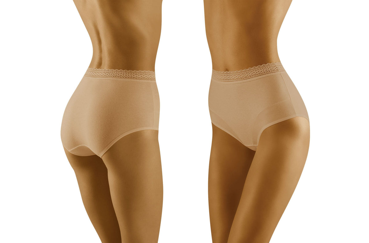 Wolbar Eco-Go Beige Lace High Waisted Briefs - view 6