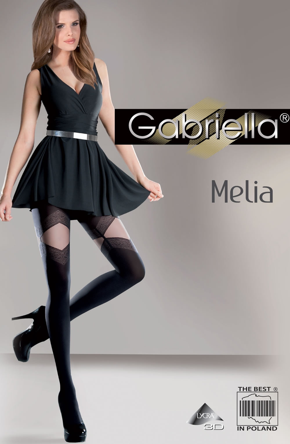 Gabriella Fantasia Melia Black Tights