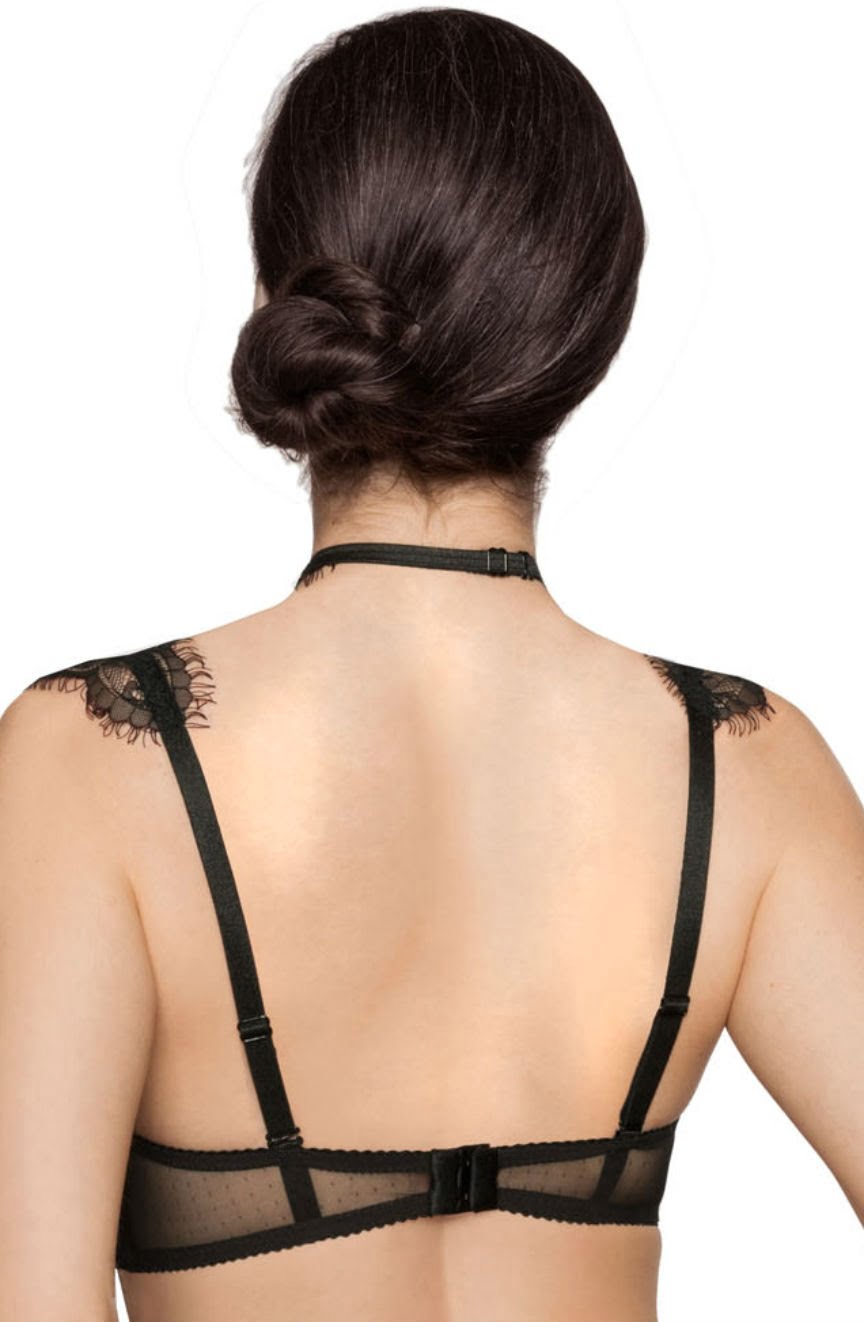 Roza Idrisa Black Lace Push Up Bra - view 2