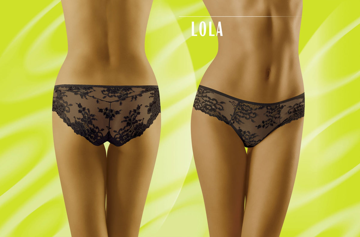 Wolbar Lola Black Lace Briefs - view 5