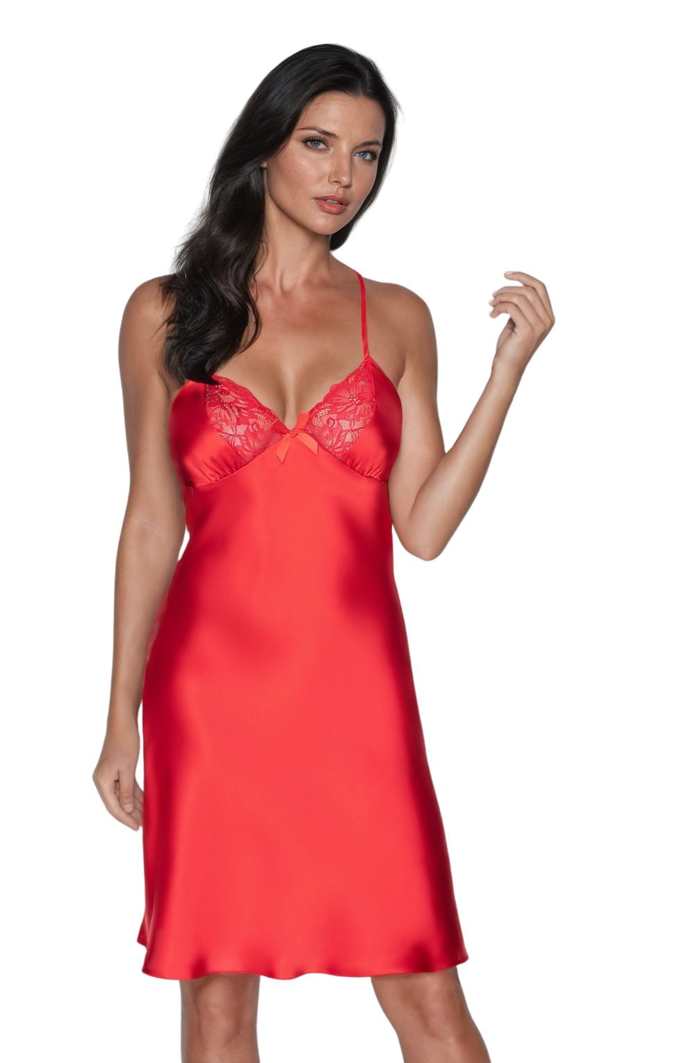 Irall Remi Hot Red Lace Nightdress