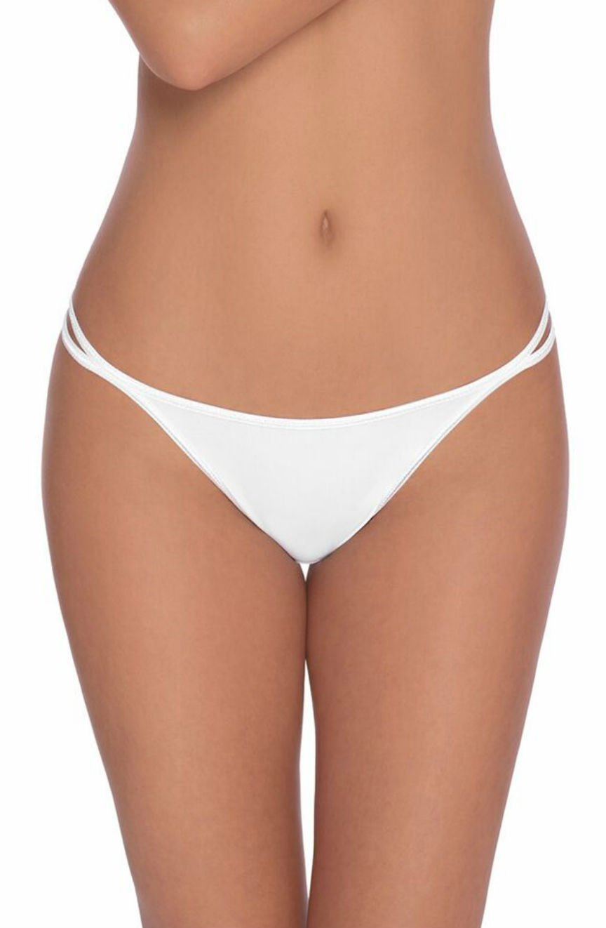 Roza Agnez White Thong