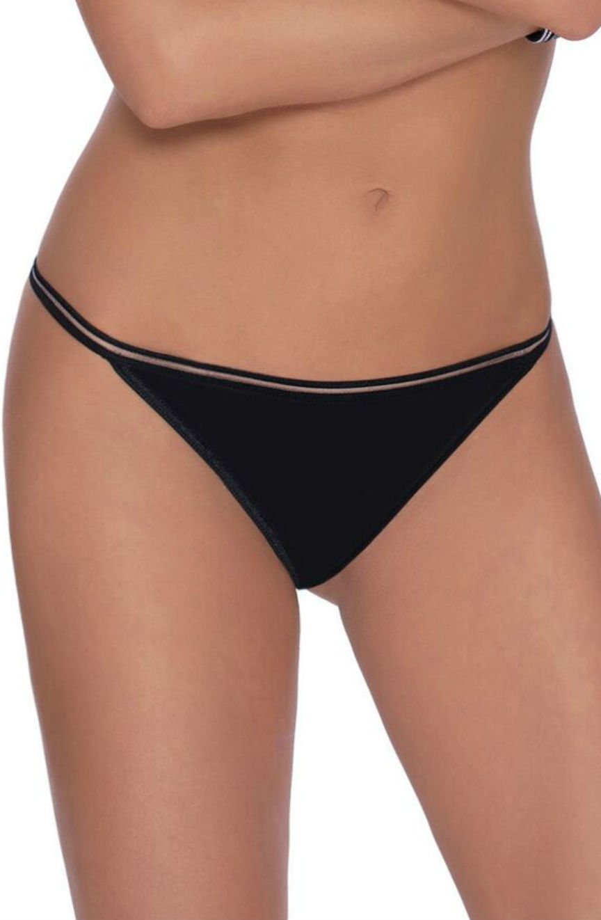 Roza Lea Black Lace Thong