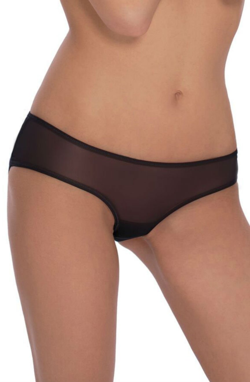 Roza Lica Black Mesh Briefs