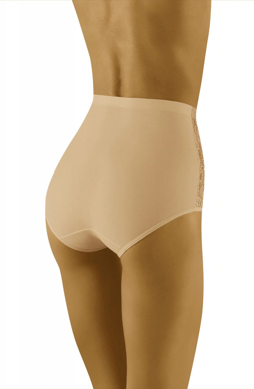 Wolbar Eleganta Beige Lace Floral Briefs - view 2