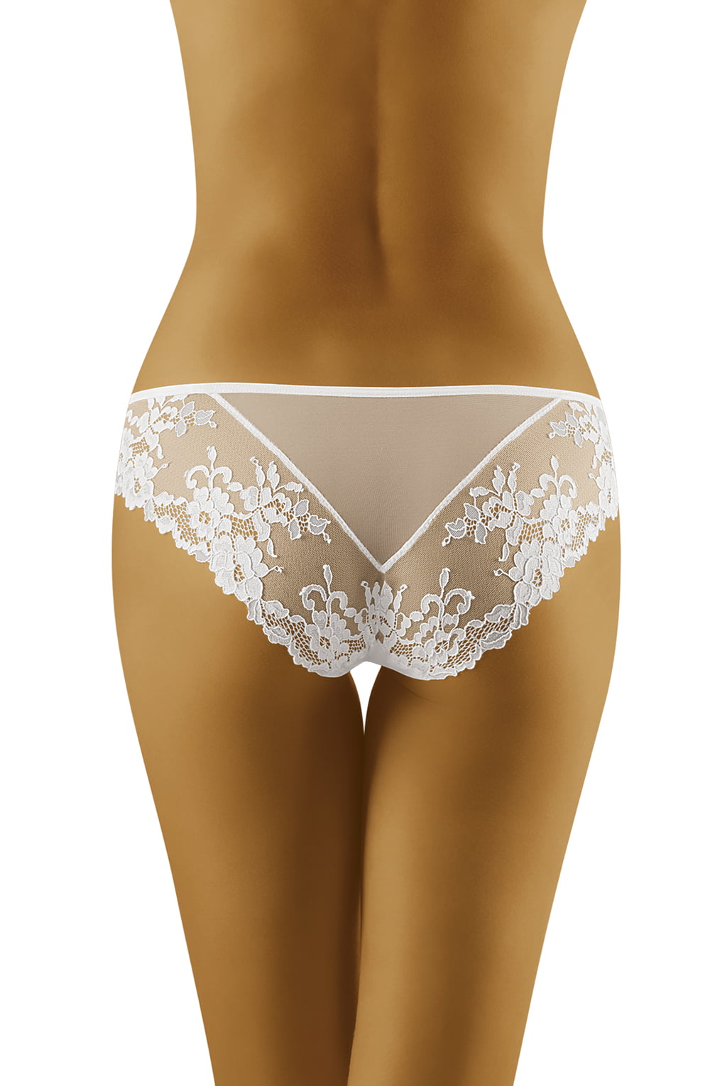 Wolbar Elen White Lace Briefs - view 2