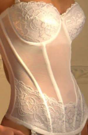 Gracya Anastasia White Suspender Corset - view 2