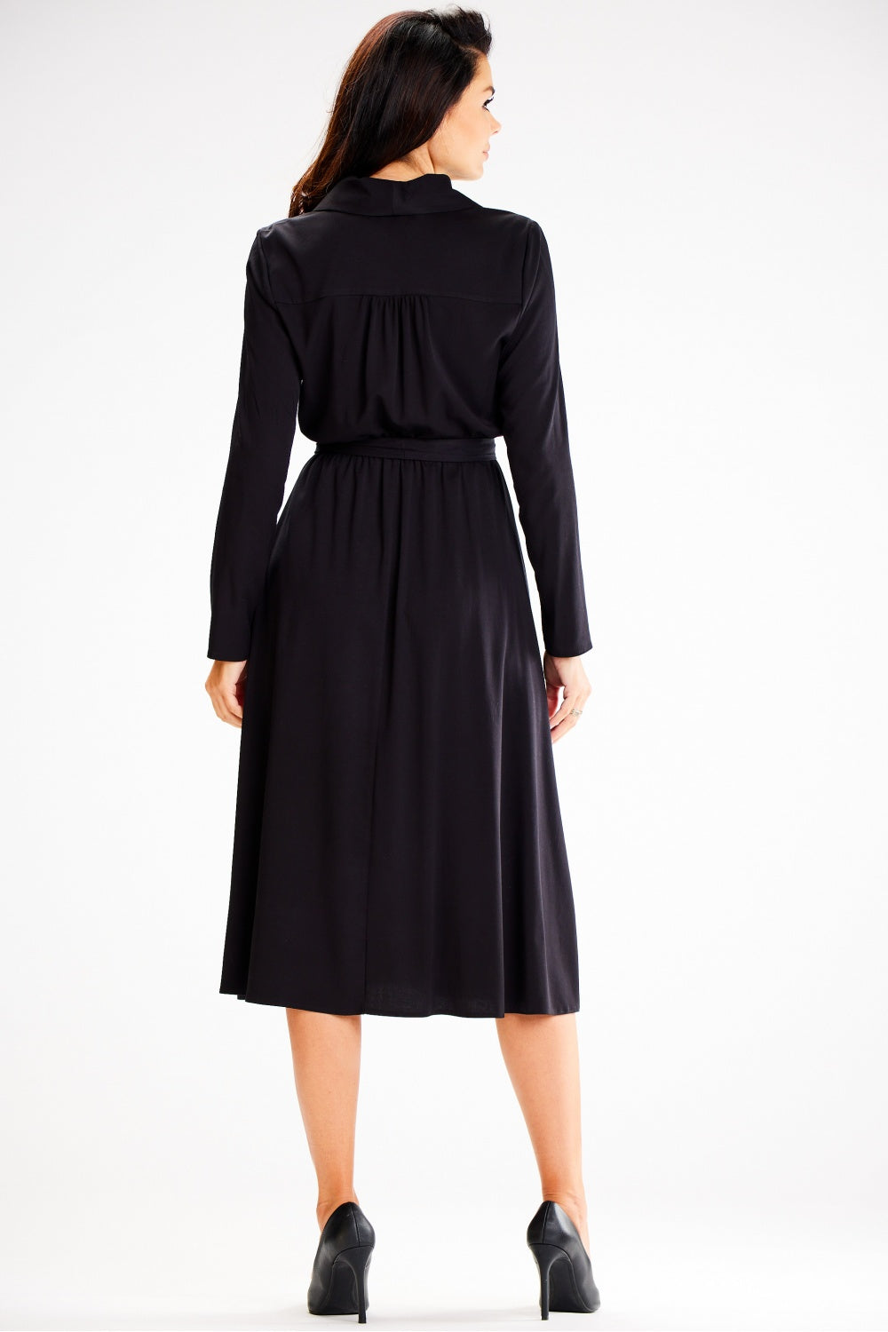 Awama Black Flared Dress - view 3