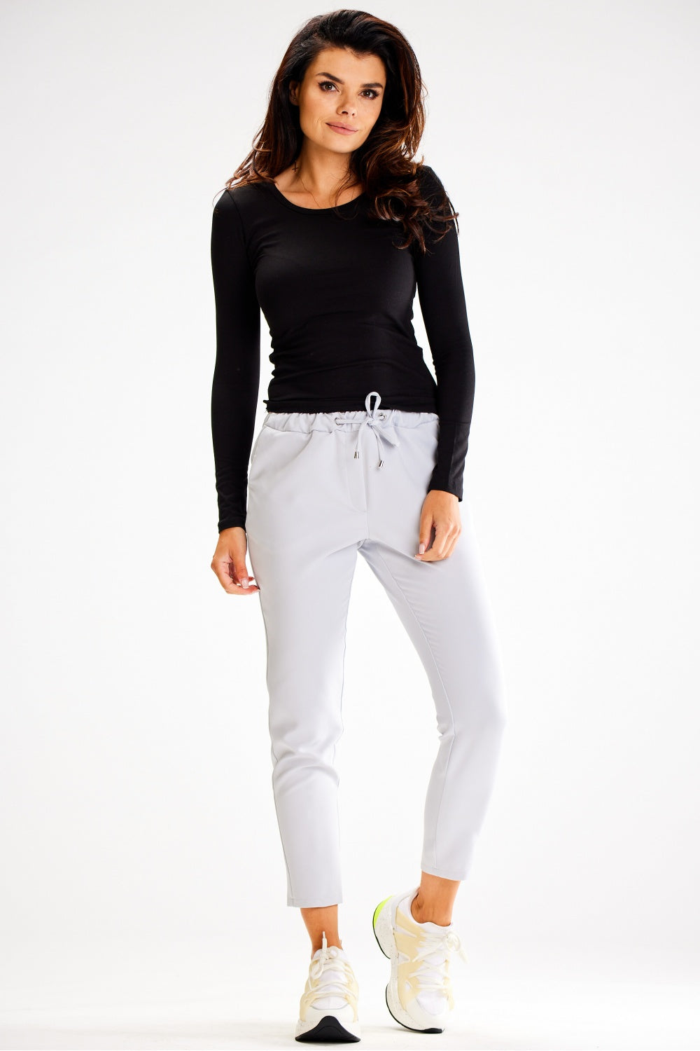 Awama Grey Bodycon Joggers