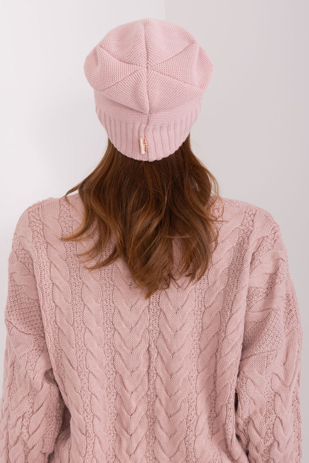 Rue Paris Light Pink Beanie Hat - view 3