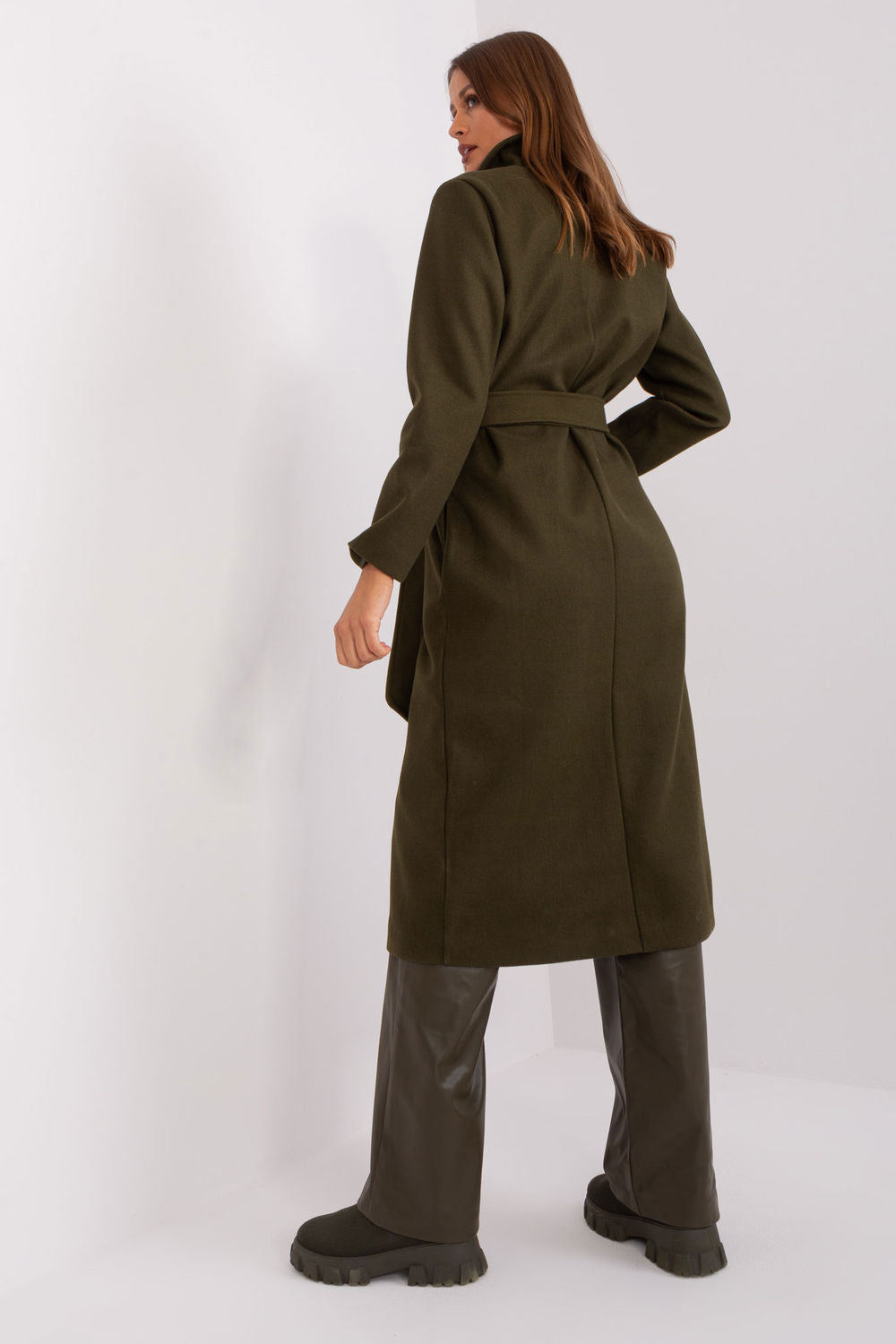 Och Bella Khaki Coat - view 3