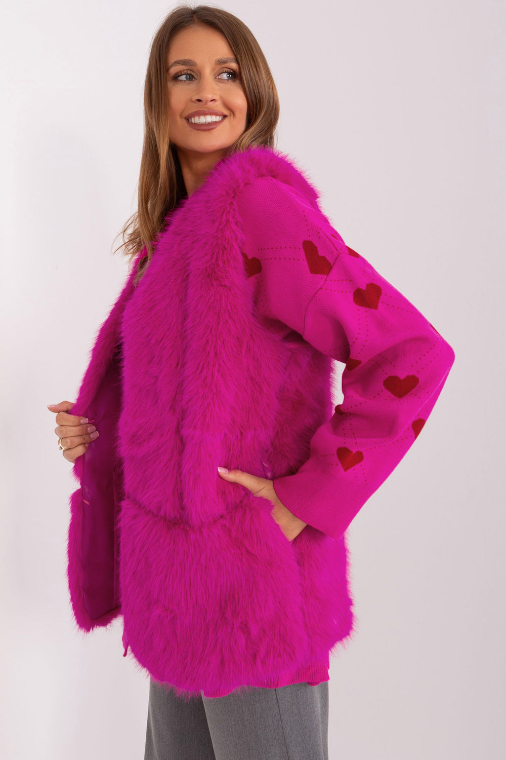 AT Fuchsia Gilet - view 2