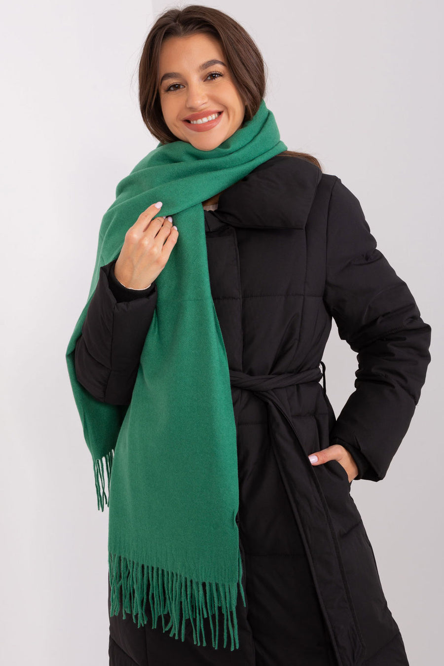 AT Dark Green Shawl